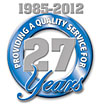 25 year logo